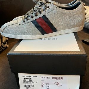 Gucci glitter sneakers